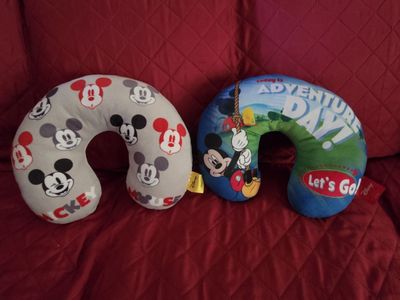 2 Disney Travel Neck Pillows