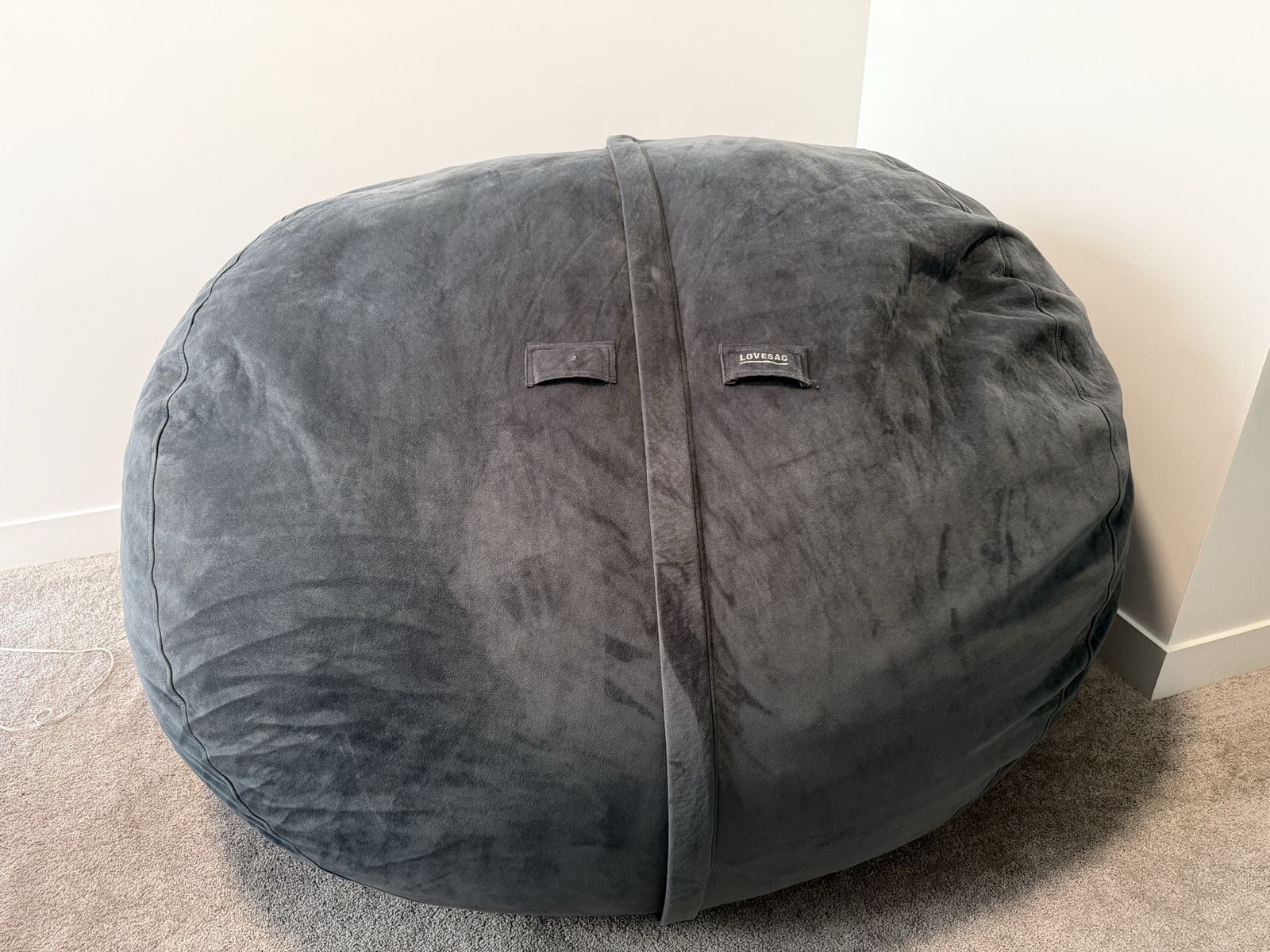 LoveSac SuperSac 5-Foot Bean Bag Chair - Clean, Smoke-Free Home