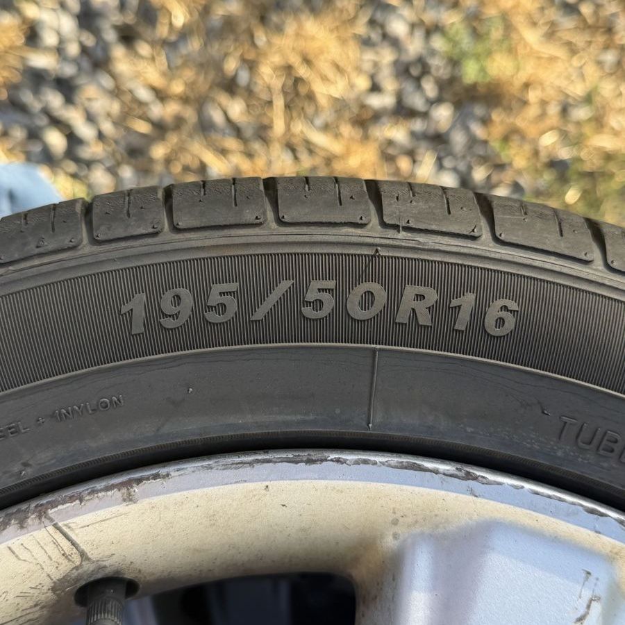 195/50R16 set of 4 tires and rims