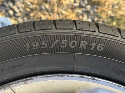 195/50R16 set of 4 tires and rims
