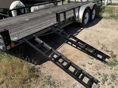 2017 PJ Trailer Mfg Co Utility Trailer - 3175 KG GVWR, Dual Axle with Ramps