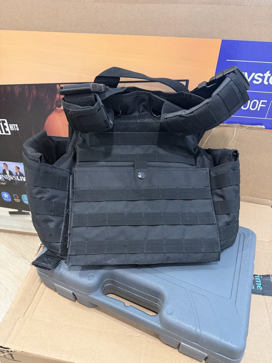 Bulletproof black vest