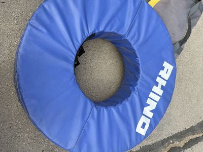 RHINO Blue Padded Fitness Exercise Tire - Football Equipment