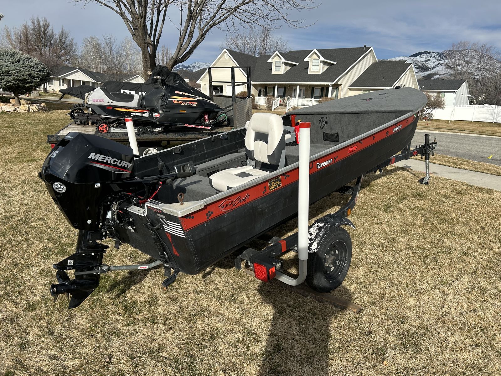 Restored 77 Mirrocraft 14' 15 HP