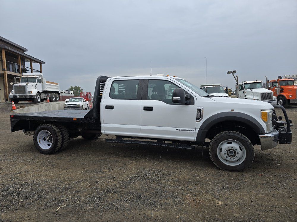 2017 Ford F-550 Crew Cab Flatbed 4wd Diesel 