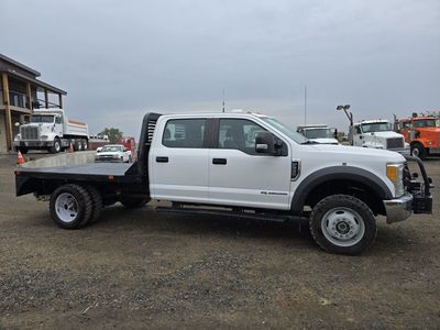 2017 Ford F-550 Crew Cab Flatbed 4wd Diesel
