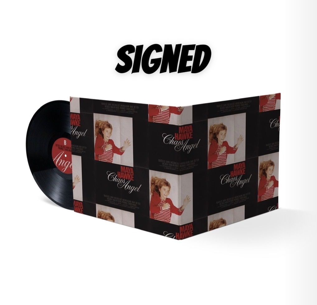 Maya Hawke-SIGNED Chaos Angel DELUXE Vinyl WORN