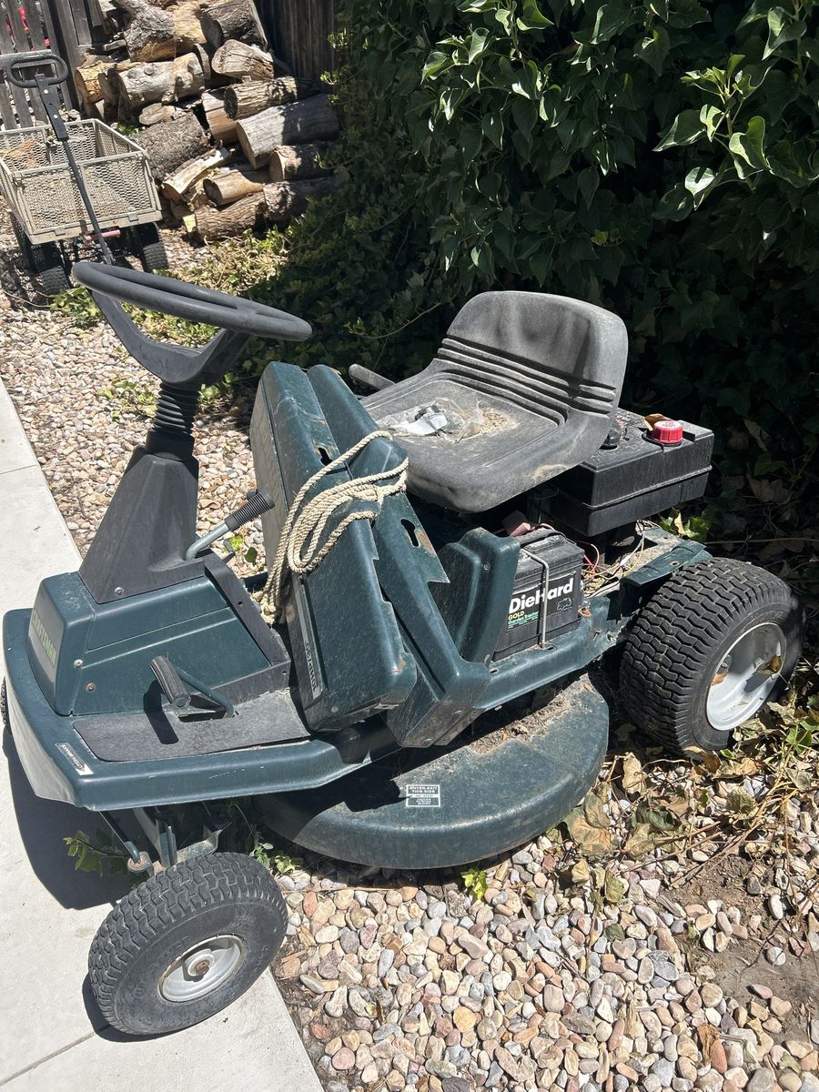 Craftsman Rear Engine Riding Lawn Mower - Non-Running / For Parts or Repair