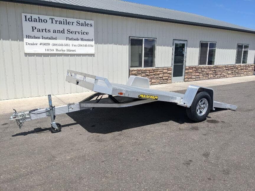 2027 Aluma 8214HS Tilt 80'x14' 6' Aluminum Tilt Deck Utility Trailer 5.2K
