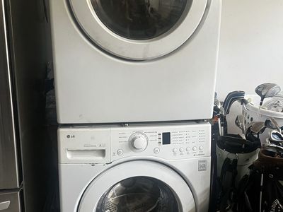 LG stackable washer dryer set