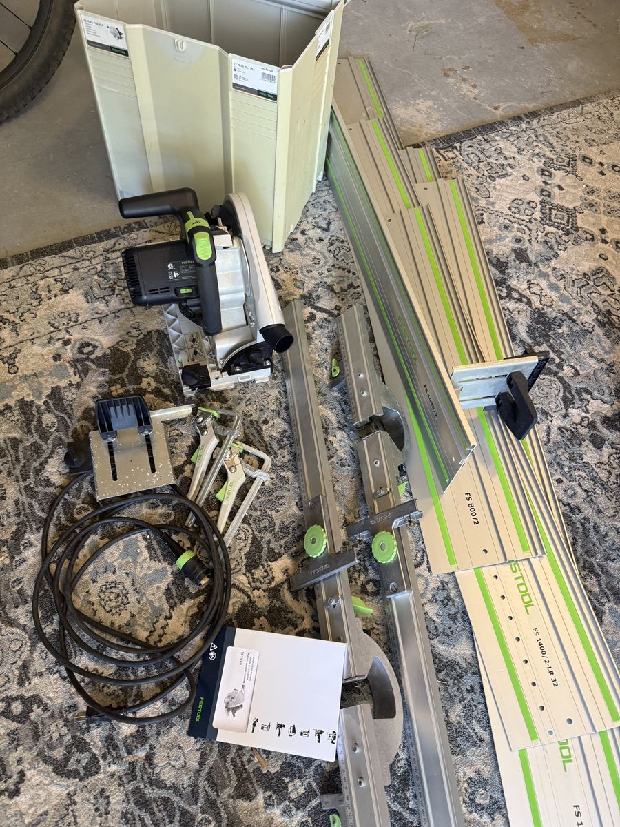 FesTool Plung Cut Track Saw(TS 75 EQ + Kit + Track)