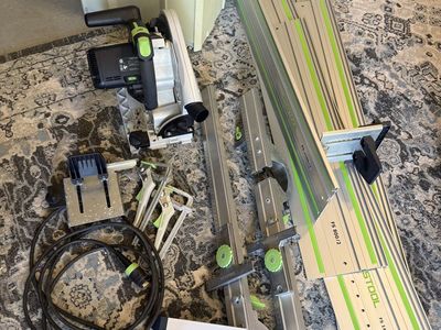 FesTool Plung Cut Track Saw(TS 75 EQ + Kit + Track)