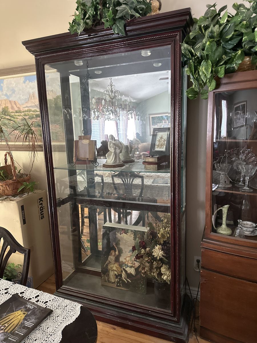 Lighted Display Case.