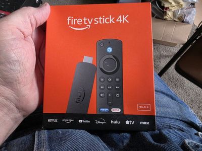New unused Amazon Fire TV Stick 4K (2nd Gen) Media Streaming Device with Alexa Voice Remote & Wi-Fi 6