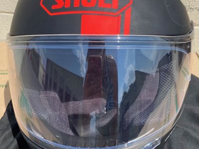 Like New Shoei GT-Air Gen 1 Size Large Motorcycle Helmet w/Sena Audio