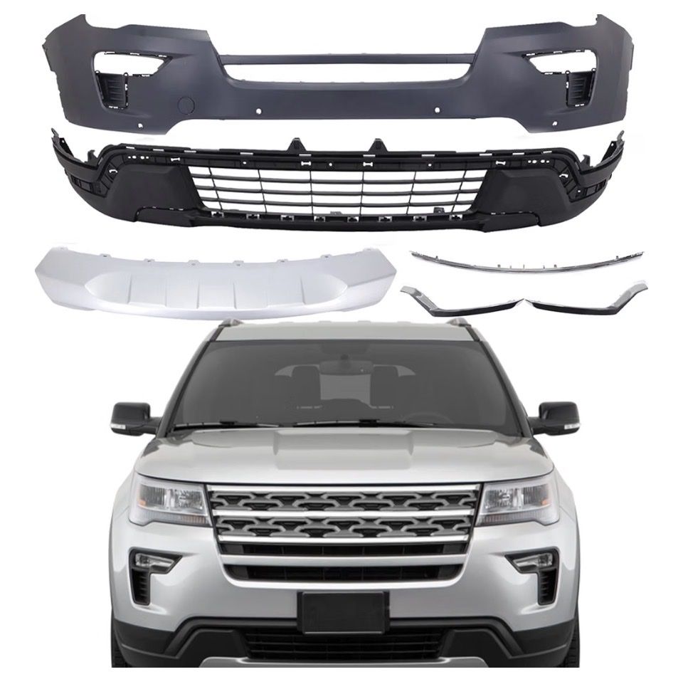 17-18 ford explorer front upper and lower bumper kit