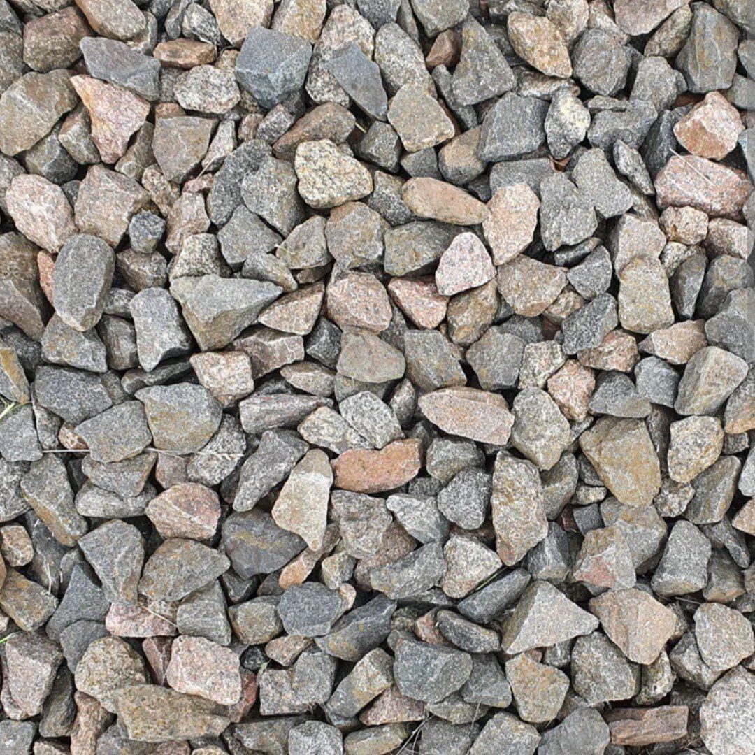 gravel, landscaping, 1/2 ton