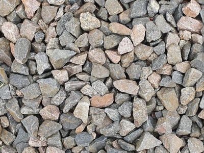 gravel, landscaping, 1/2 ton