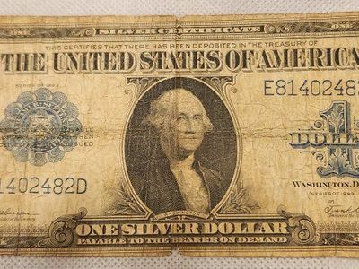 1923 US $1 " Horse Blanket " Silver Certificate.