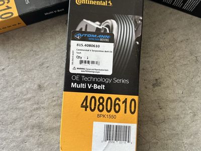 Continental 4080610 V Serpentine Belt OE Tech