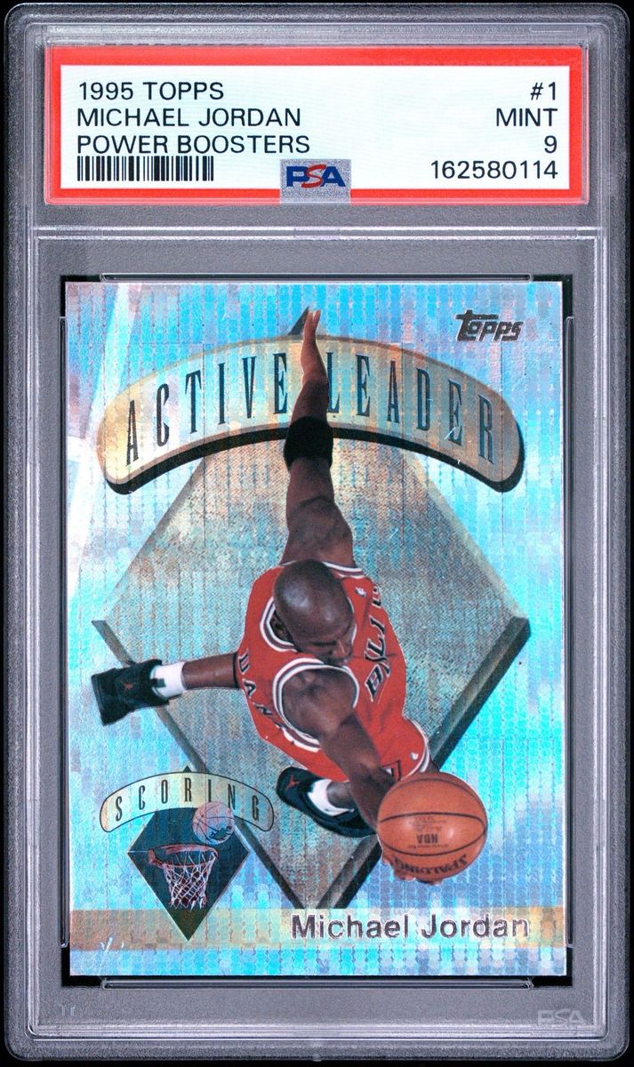 1995 Topps Michael Jordan Power Boosters #1 PSA 9 Mint