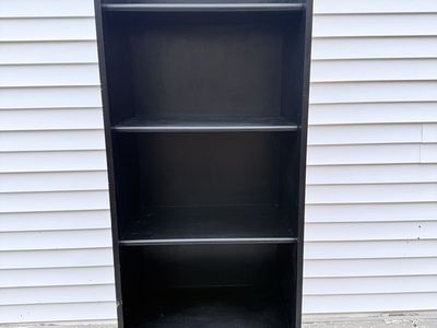 Black 5 tier Bookshelf