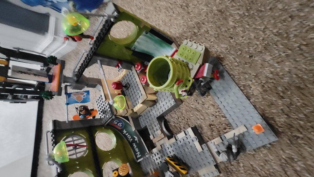 TMNT Out Of The Shadows Lair Hideout Mega Blocks