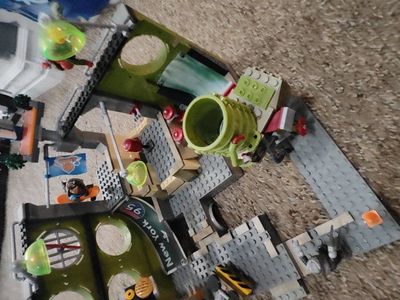 TMNT Out Of The Shadows Lair Hideout Mega Blocks