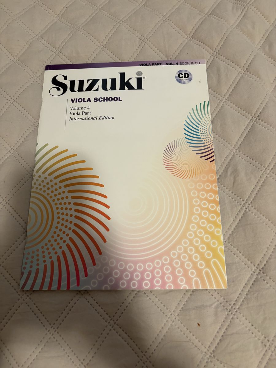 Suzuki level 4 Viola Book