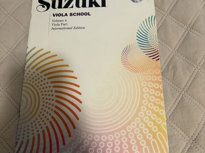Suzuki level 4 Viola Book