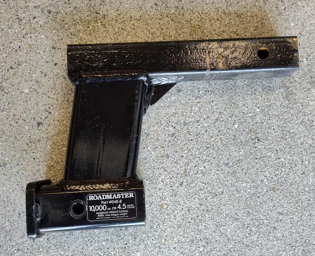 Roadmaster High-Low Adapter for Tow Bars - 2" Hitches - 8" Rise/Drop - 10K GTW, 400 lbs TW Part Number: RM-048-8