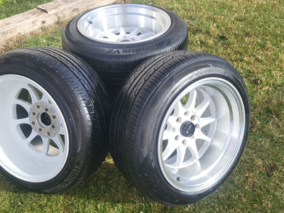 Hankook 205 50R15 Tires and Rims - set of 4