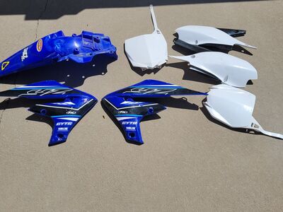 Plastic set minus the front fender for Yamaha YZ450F or YZ250F 2018-2023