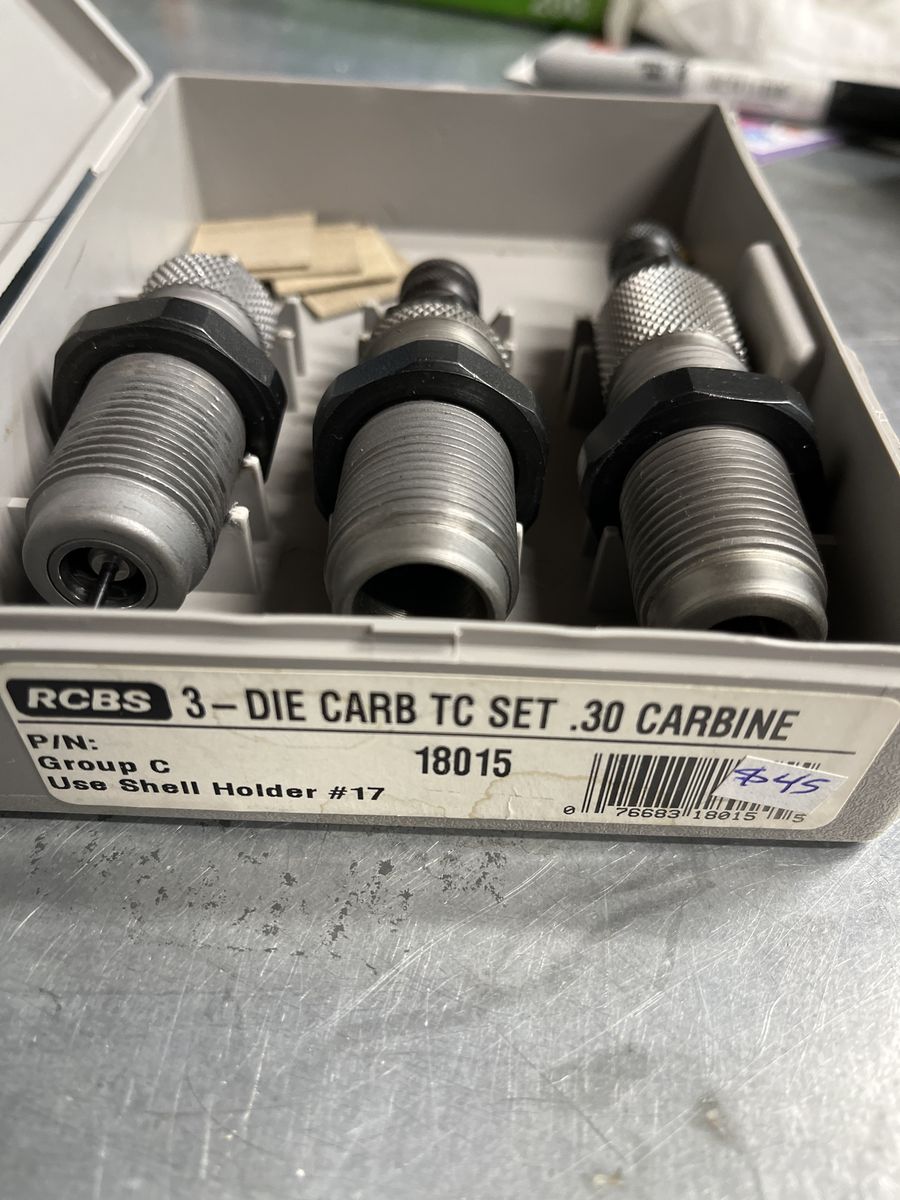 30 Carbine Die Set.