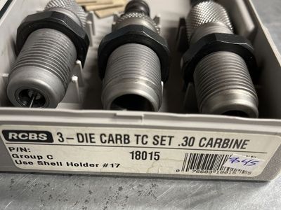 30 Carbine Die Set.