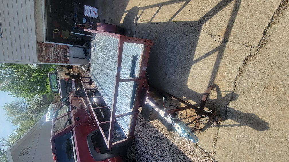 12' tilt deck trailer