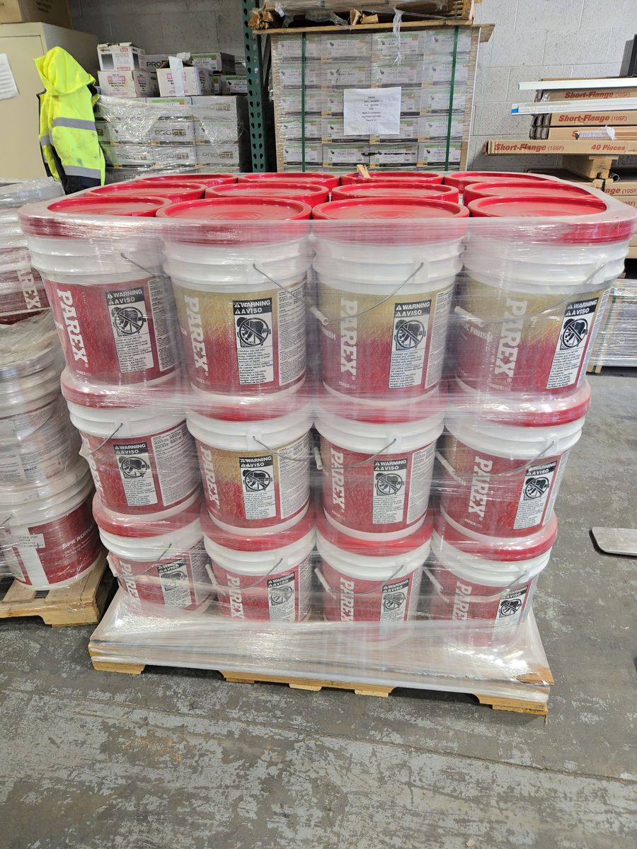 LAHABRA & PAREX STUCCO FINISH BUCKET LIQUIDATION