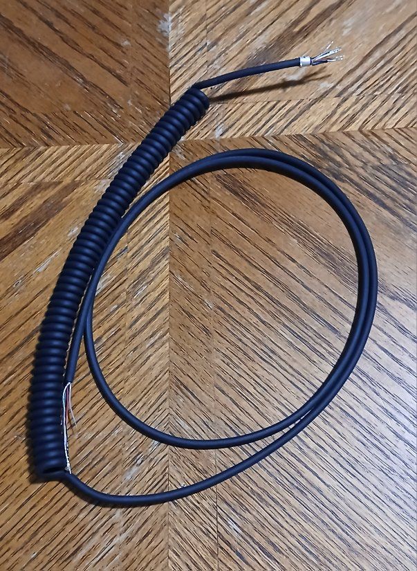 9Core Coiled Multi-Conductor Cable Wire Harness