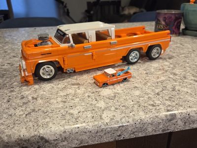 Custom logo truck with hot wheels toy