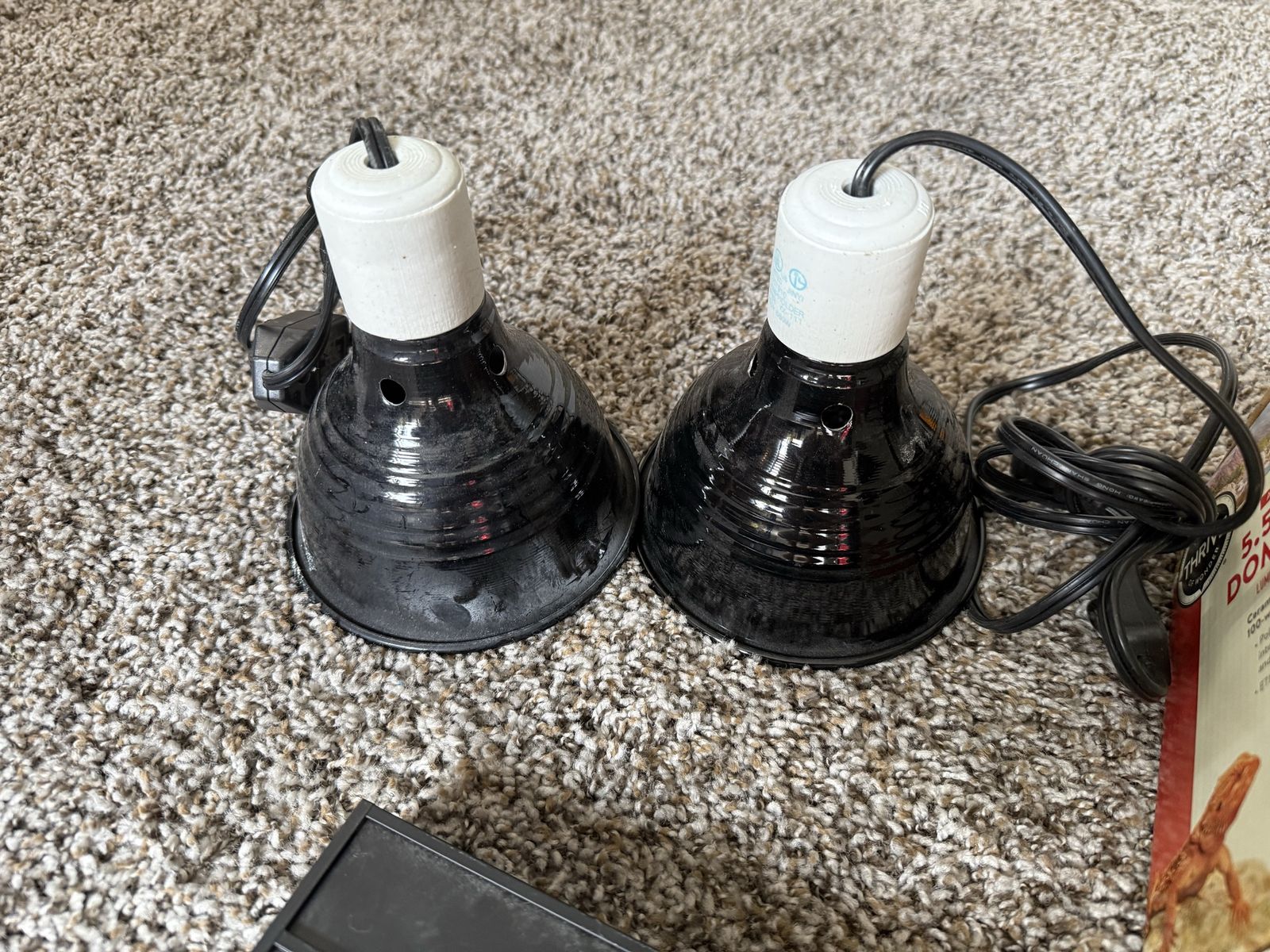 Reptile heat lamps