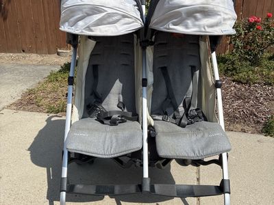UPPAbaby G-LINK Double Umbrella Stroller - Gray