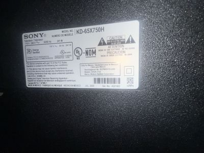 Sony KD-65X750H 65-inch 4K Smart LED TV with Remote