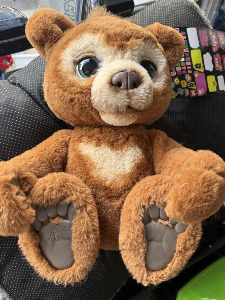 FurReal Cubby The Curious Teddy Bear Interactive Plush Toy