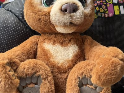 FurReal Cubby The Curious Teddy Bear Interactive Plush Toy