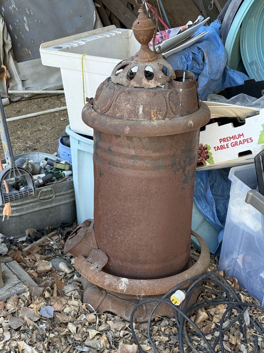 Cast Iron Parlor Stove for Restoration