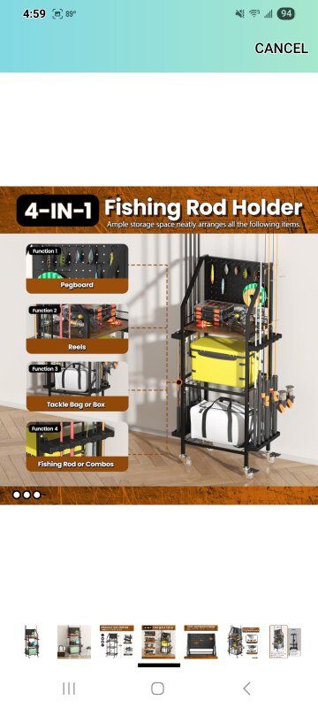 New in Box! Fishing Rod Holder