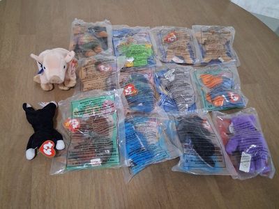 Ty Beanie Babies McDonald's Happy Meal Toys - Vintage Collection Lot of 14