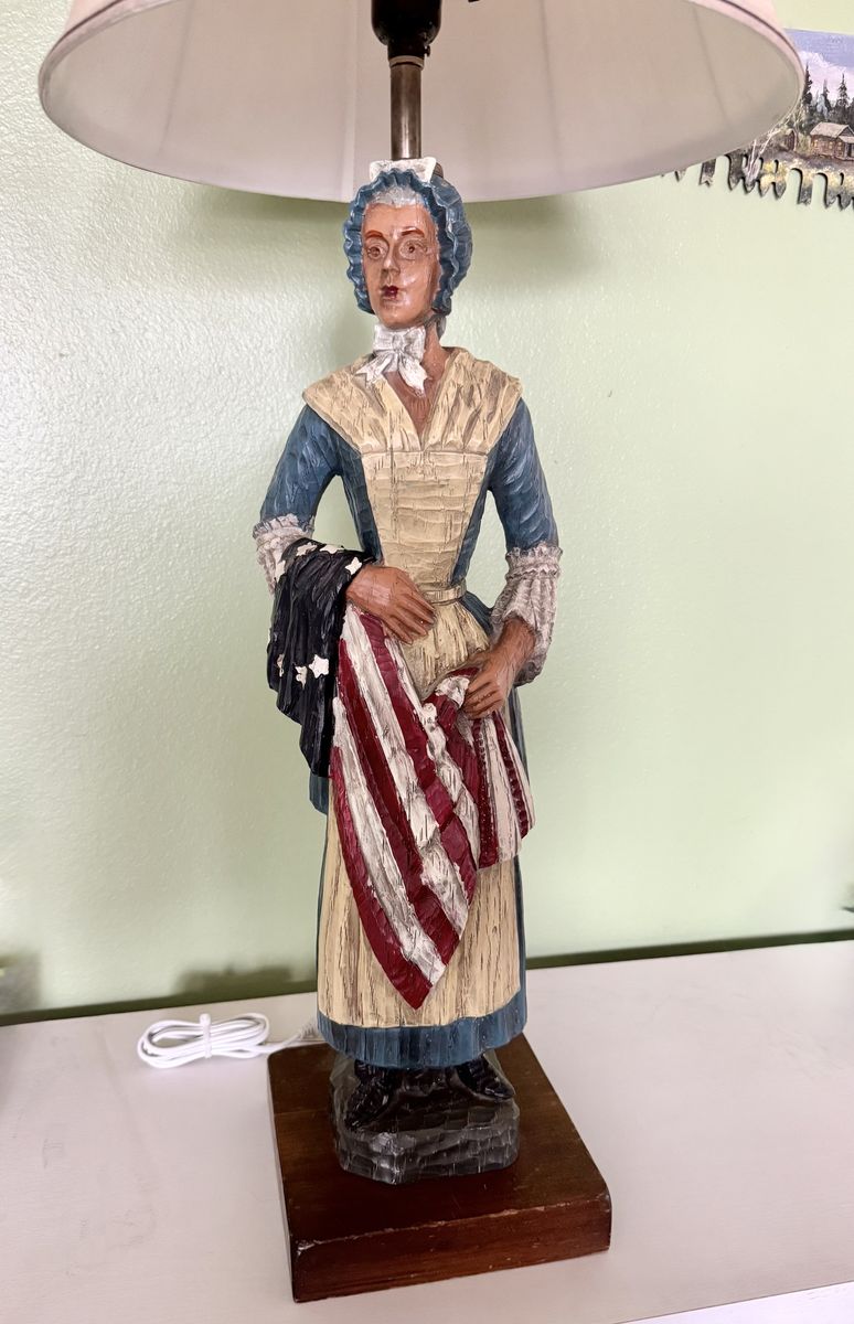 Rare 1971 Betsy Ross Lamp