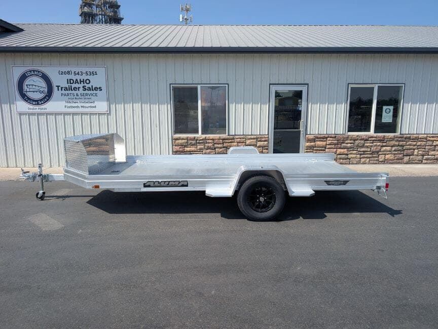 2026 Aluma UTR14S-R 78'x14' Utility Trailer w/ Front Box 3K Aluminum