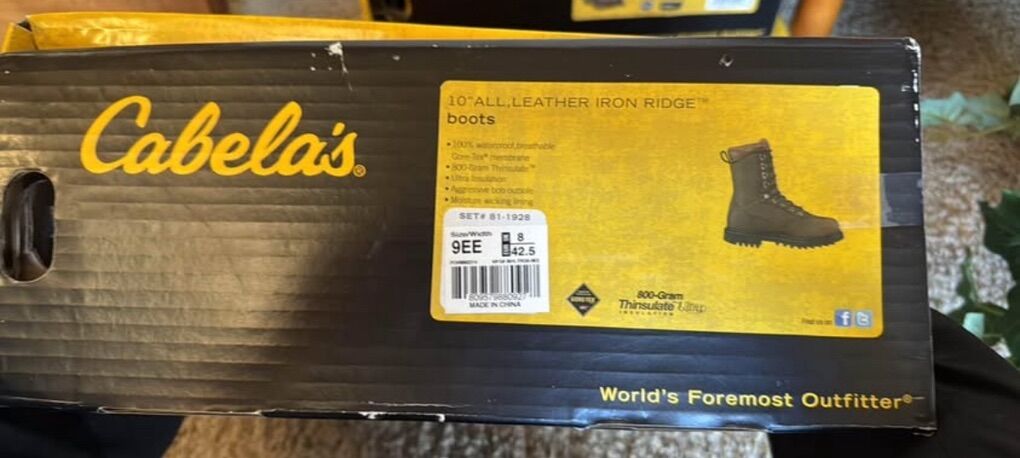 10” ALL LEATHER IRON RIDGE BOOTS